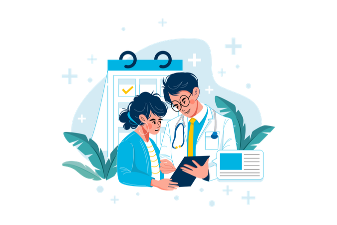 Doctor appointment Illustration