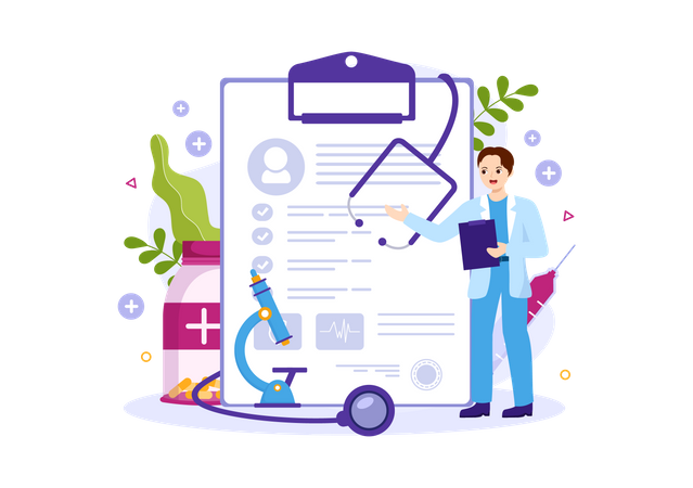 Doctor Appointment  Illustration