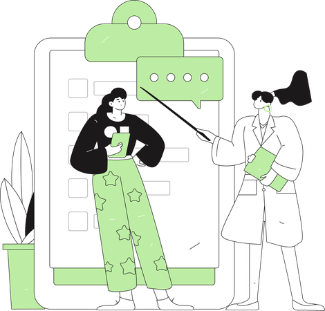 Doctor carries out surgery  Illustration