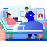 illustration hospitalization