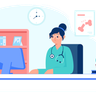 doctor clinic illustration free download