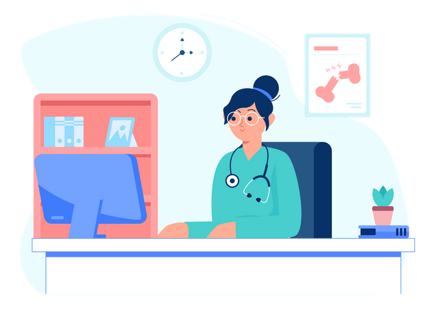 Doctor Clinic  Illustration