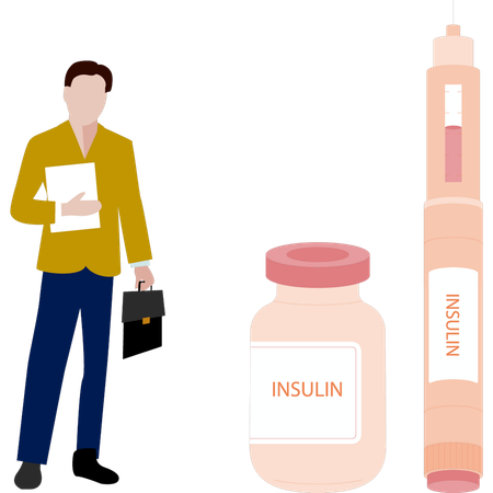 Doctor gives predictions about insulin  Illustration