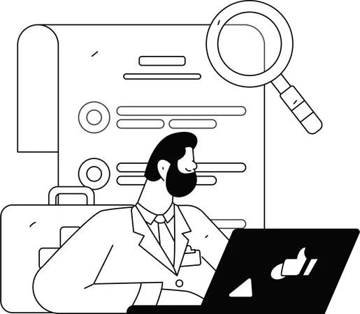 Doctor giving instructions based on health report of patient  Illustration