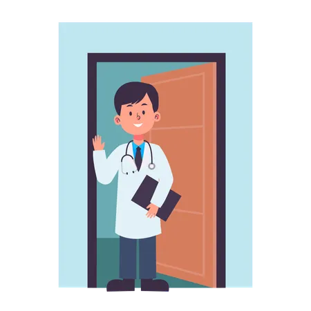 Doctor Leave Room  Illustration