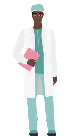 Doctor masculino  Ilustración