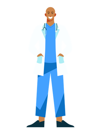 Doctor masculino  Ilustración