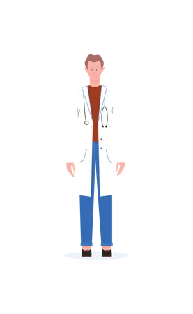 Doctor masculino  Ilustración