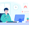doctor office illustration