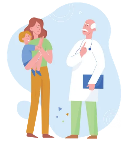Doctor Patient Interaction  Illustration