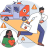 illustrations of emergency care