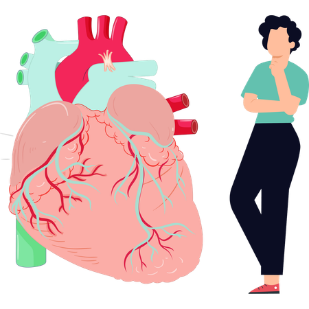 Doctor takes decision to do heart surgery  Illustration