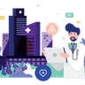illustrations for doctor iot
