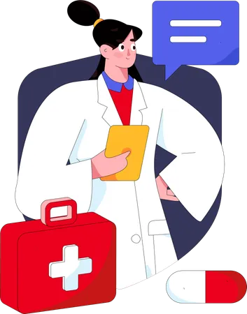 Doctors Prescription  Illustration