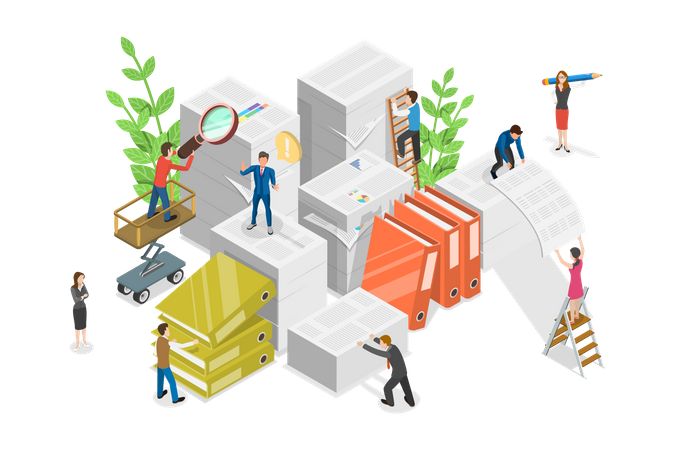 Document Flow  Illustration