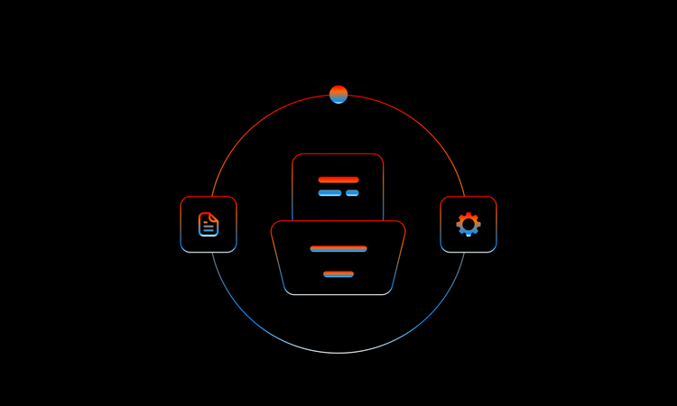 Document Management  Illustration