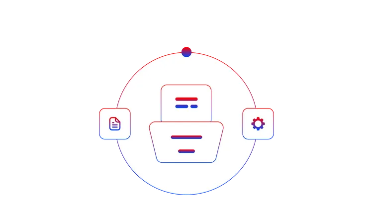 Document Management  Illustration