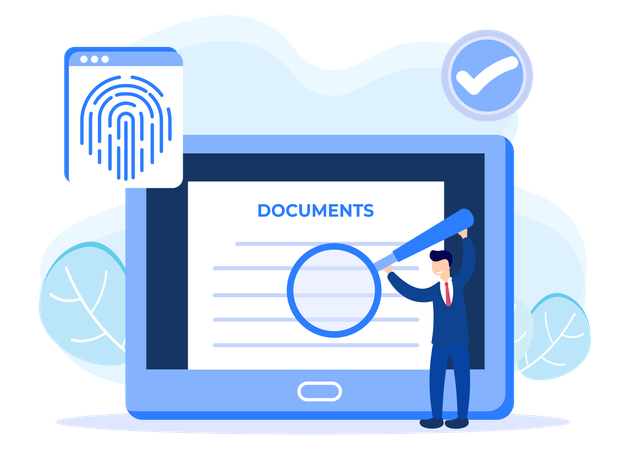 Document protection 4  Illustration