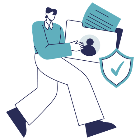 Document Protection  Illustration