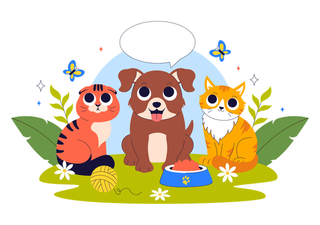 Dog Adoption Agency  Illustration