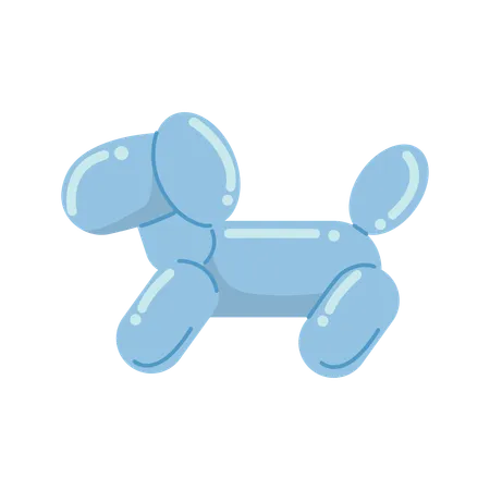 Dog Balloon  Illustration