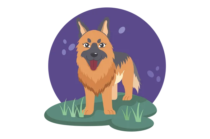 Dog  Illustration