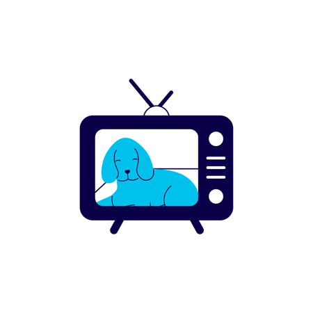 Dog Inside TV  Illustration