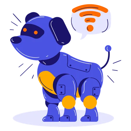 Dog Robot  Illustration