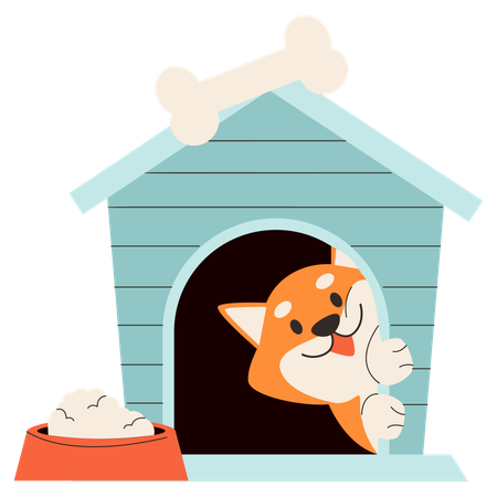 Dog's House  Illustration