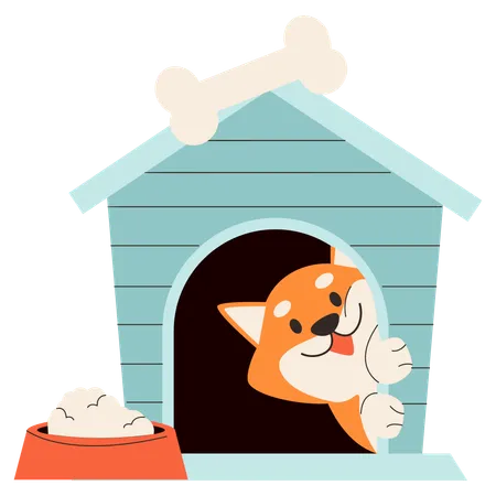 Dog's House  Illustration