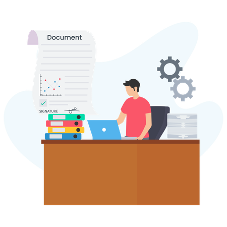 Dokumenteinstellung  Illustration