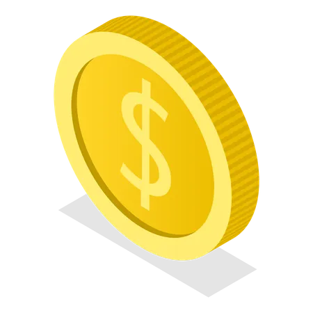 Dollar Coins  Illustration