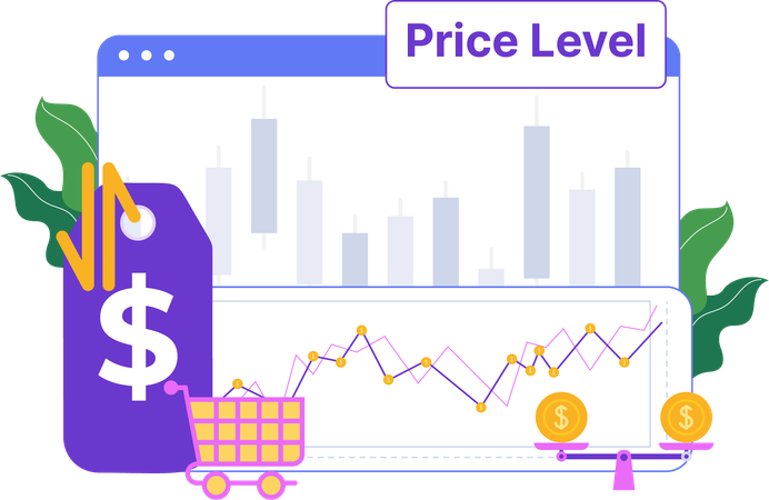 Dollarkurs  Illustration