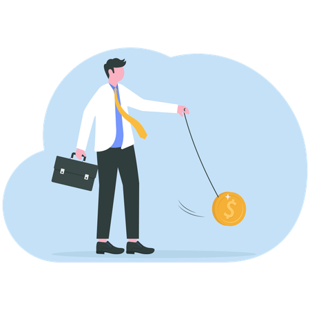 Dollar price swing like yoyo  Illustration