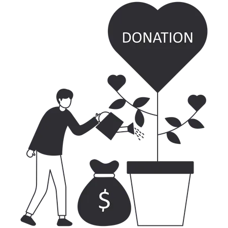 Donación  Ilustración