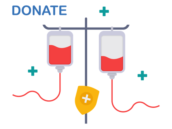 Donate Blood  Illustration