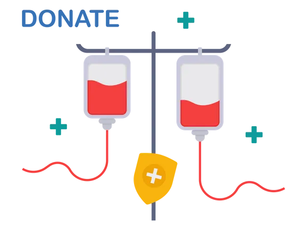 Donate Blood  Illustration