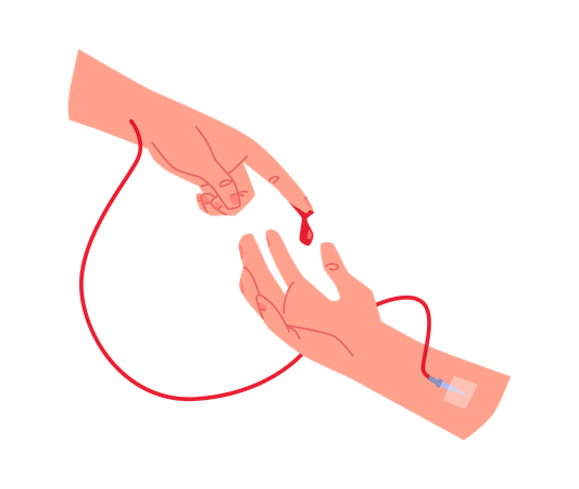 Donation blood  Illustration