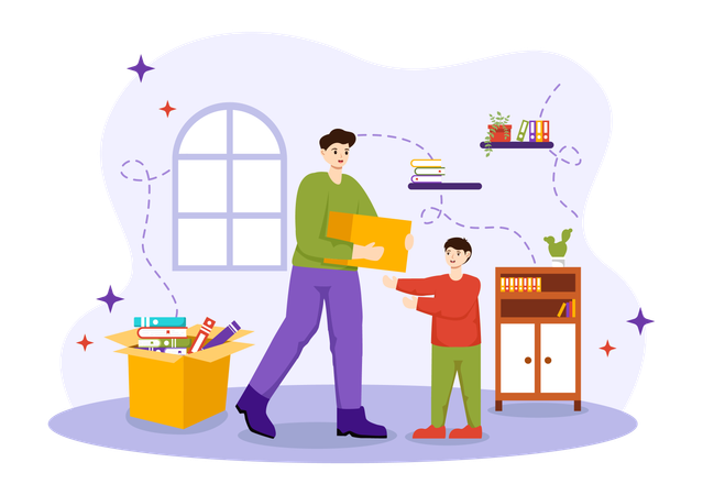Donation Box  Illustration
