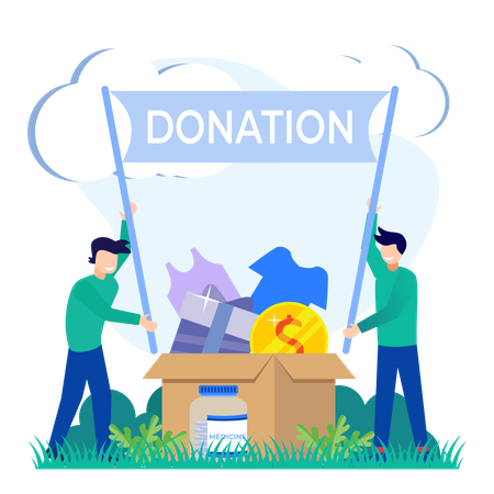 Donation Campaign Illustration