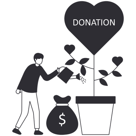 Donation  Illustration