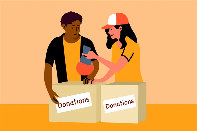 Donation  Illustration