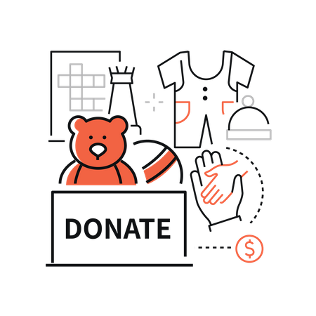 Donation  Illustration