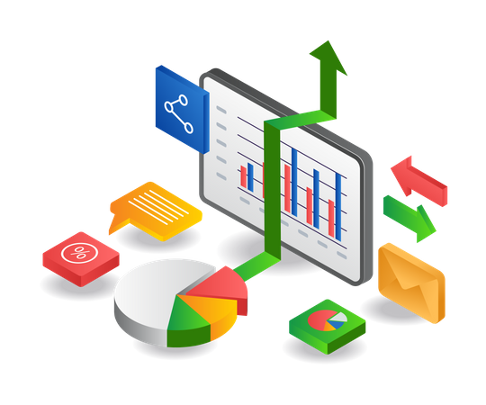 Données d'analyse des investissements  Illustration