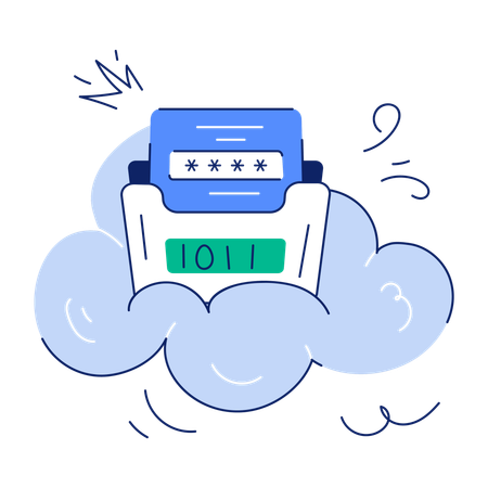 Dossier cloud  Illustration