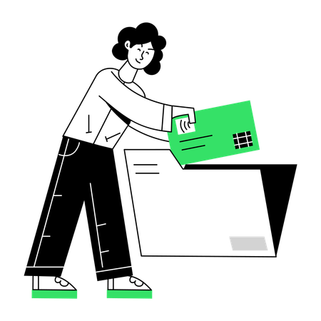 Dossier de paiement  Illustration