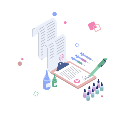 Dossier médical  Illustration