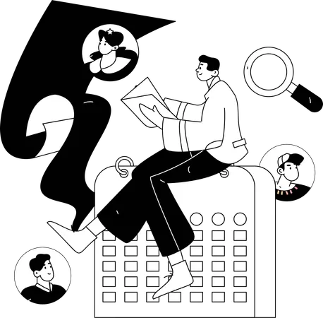 Dossier du personnel  Illustration