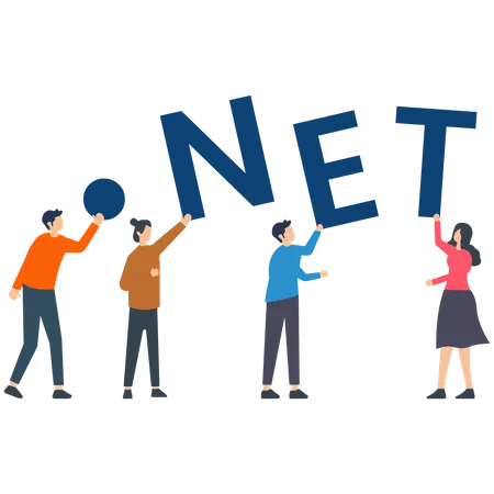 Dot Net  Illustration