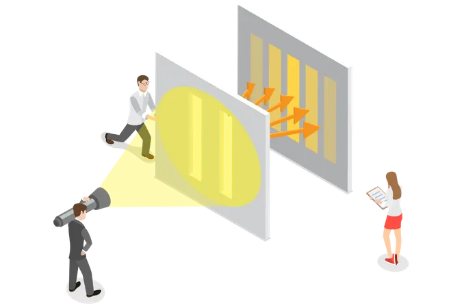 Double Slit Experiment  Illustration